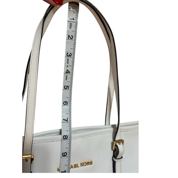 Michael Michael Kors Jet Set Travel Tote - Navy Blue/White - Picture 6 of 9